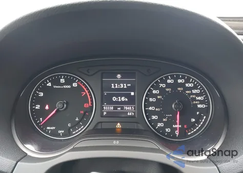 2018 Audi A3 2.0T Premium/2.0T Tech Premium from USA, damaged, VIN WAUAUGFF9J1024349